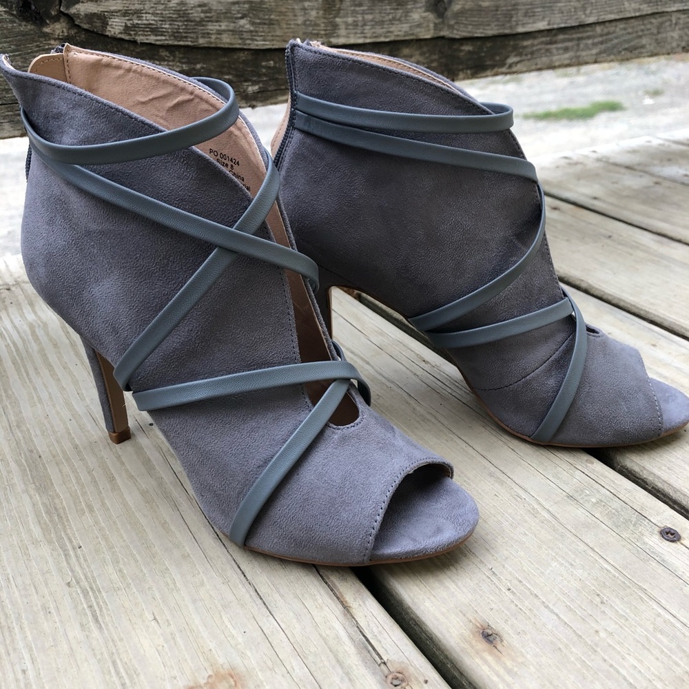 Journey and Crew Peep Tow Heel/Booties